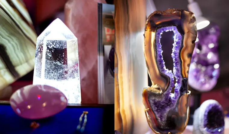 Bild: Unikate als Lifestyle-Accessoires: Mineralien in Szene gesetzt.