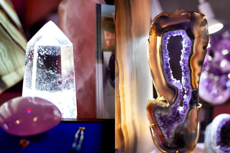Bild: Unikate als Lifestyle-Accessoires: Mineralien in Szene gesetzt.
