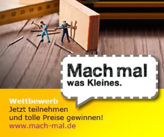 Bild: Wettbewerb 'Mach mal was Kleines'