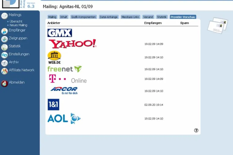 AGNITAS E-Marketing Manager 6.3 erlaubt komplexe E-Mail-Marketing-Kampagnen mit wenigen Klicks Bild: AGNITAS E-Marketing Manager 6.3 erlaubt komplexe E-Mail-Marketing-Kampagnen mit wenigen Klicks