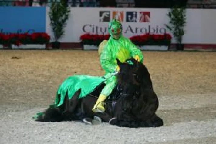 Bild: Show-Wettkampf der hessischen Reitvereine in Frankfurter Festhalle