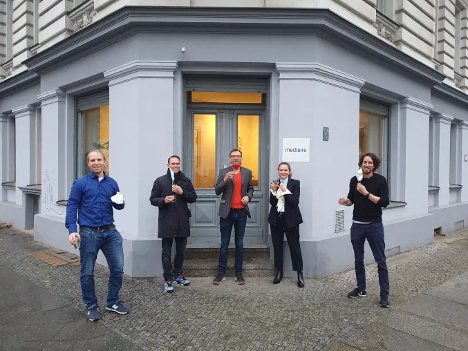 Bild: Ein internationales Konsortium investiert ~2 Mio € in mediaire –  das Berliner Medizintechnik- Startup