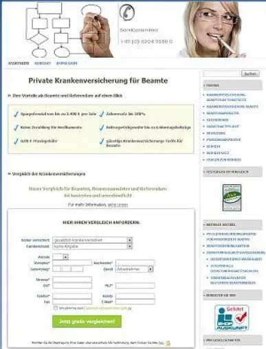 Versicherungsvergleiche sind auch für Beamte wichtig Bild: Versicherungsvergleiche sind auch für Beamte wichtig