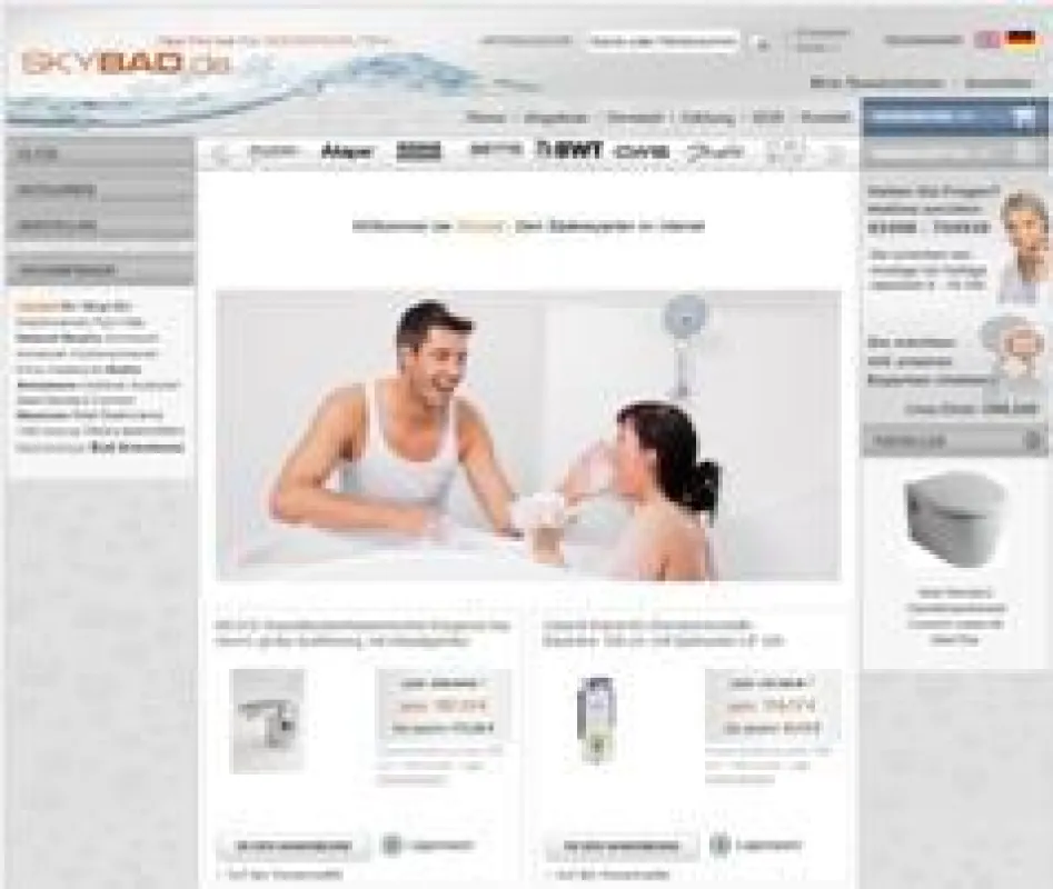 Magento-Agentur team in medias setzt Magento-Shop für Sanitärartikel um