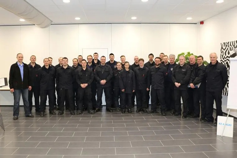 Die Freiwillige Feuerwehr Pforzheim bei KRAMSKI Bild: Die Freiwillige Feuerwehr Pforzheim bei KRAMSKI