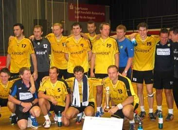 Titelverteidiger SG Kronau/Östringen kommt mit sechs Weltmeistern zum Sparkassen-Handballcup Bild: Titelverteidiger SG Kronau/Östringen kommt mit sechs Weltmeistern zum Sparkassen-Handballcup