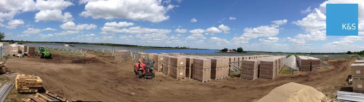 110 MWp Photovoltaik Solarparks in der Region Aquitanien/Frankreich