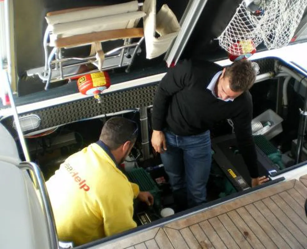 Sind Motor und Antrieb gut gewartet, müssen die SeaHelp-Einsatzkräfte nicht so oft ausrücken.