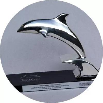 Bild: Silberner Delphin in Cannes für LAKRITZ.Film mit ‘Viktor Dulger - Erinnerungen’