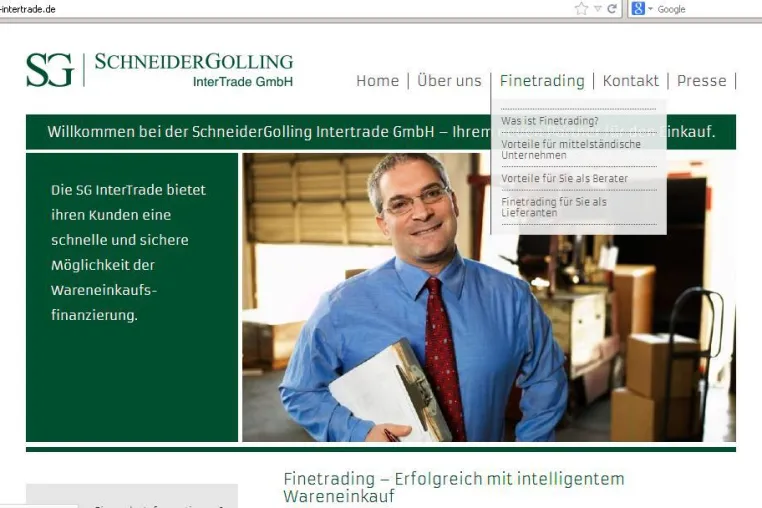 SG InterTrade forciert Online-Kommunikation Bild: SG InterTrade forciert Online-Kommunikation