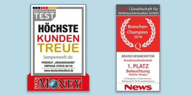 Bild: Lampenwelt ist Spitzenreiter seiner Branche in Sachen Kundentreue
