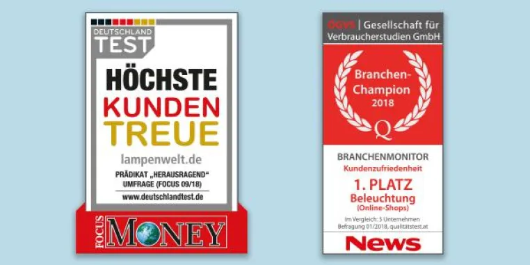 Bild: Lampenwelt ist Spitzenreiter seiner Branche in Sachen Kundentreue