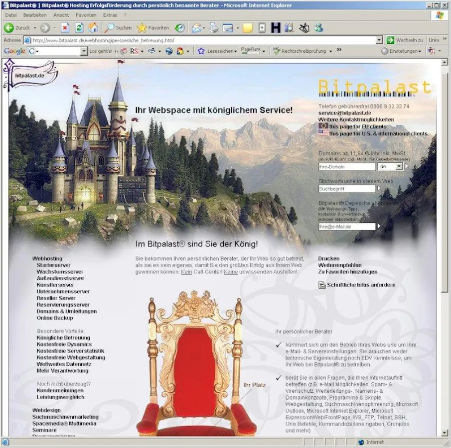 Königlicher Support aus dem Bitpalast auch für Endkunden der Wiederverkäufer