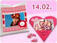 Bild: Herzige Fotogeschenke zum Valentinstag von printeria
