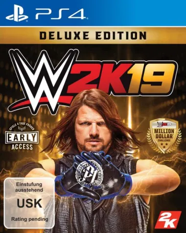 WWE 2K19 Cover-Superstar AJ Styles kämpft mit Gamern um ein Preisgeld von 1 Mio. Dollar Bild: WWE 2K19 Cover-Superstar AJ Styles kämpft mit Gamern um ein Preisgeld von 1 Mio. Dollar