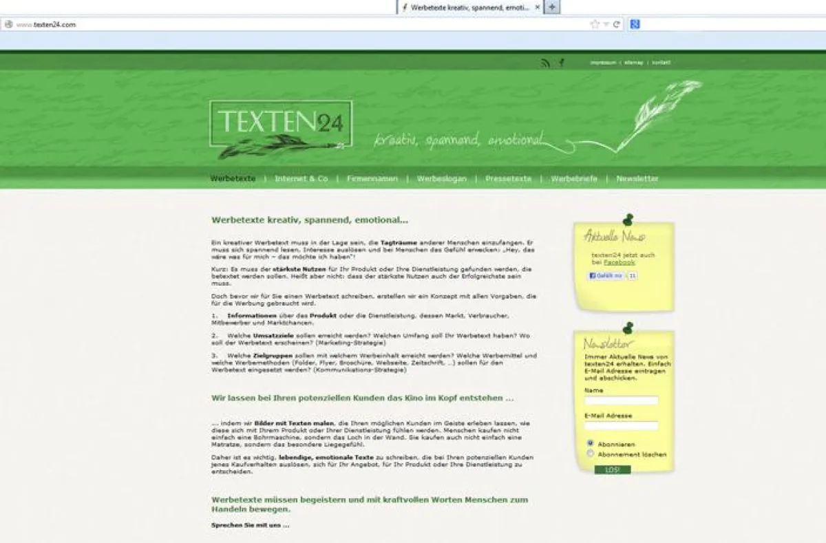 TEXTEN24 - Die neue Partnerschaft zwischen Werbeagentur Lemur & WAGNERS TEXTE