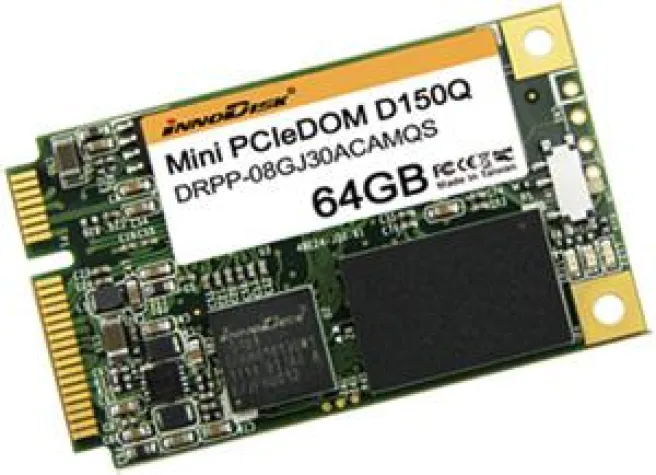 Bild: Mini PCIeDOM, eine Alternative zu mSATA SSD