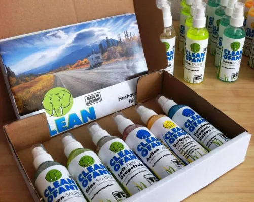Bild: CLEANOFANT Kennenlern-Set mit 6 verschiedenen Produkten - Reinigung und Pflege von Wohnwagen und Wohnmobil