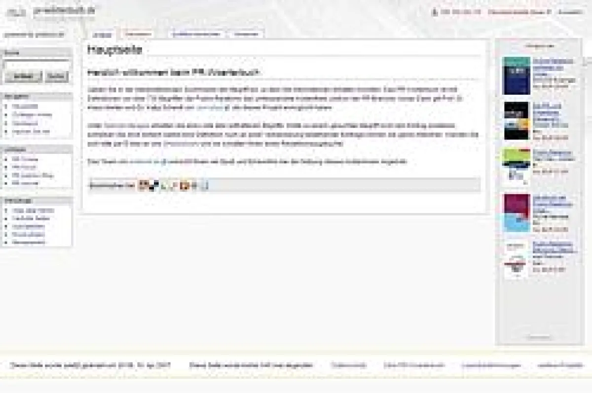 screenshot PR- Wörterbuch