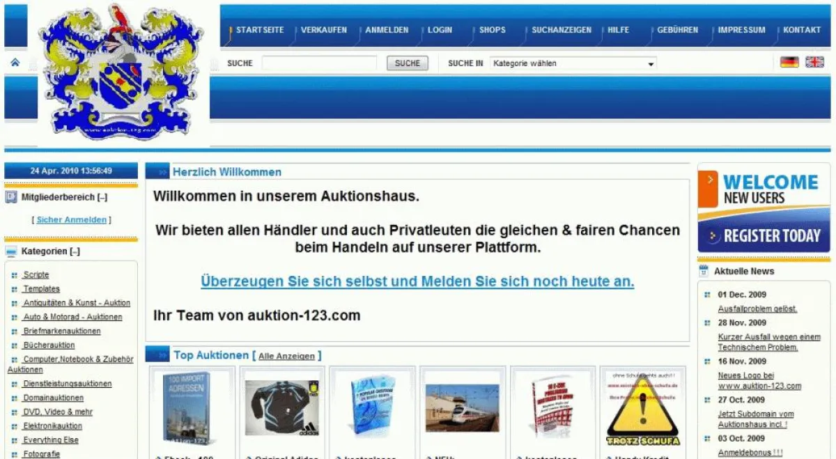 Das Auktionshaus auktion-123.com