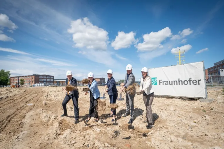 Bild: Baustart für den Neubau des Fraunhofer IGD in Rostock