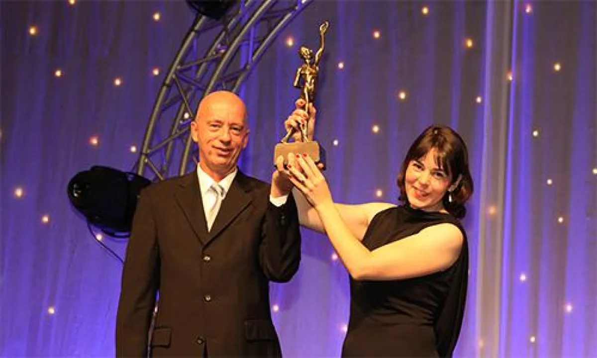 Michael Arpe und Susanne Arpe-Darwisch bei der Preisverleihung