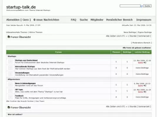 Bild: startup-talk.de - Neues Diskussionsforum für Internet- und Tech-Startups