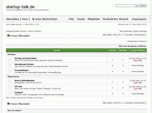 Bild: startup-talk.de - Neues Diskussionsforum für Internet- und Tech-Startups