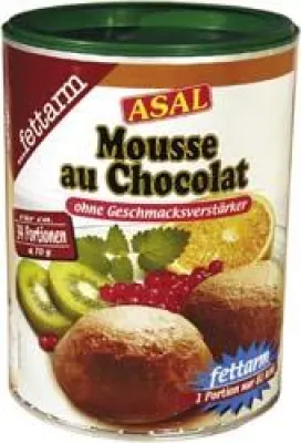 Bild: Asal - Iss dich schlank mit den fettarmen Produkten - Mousse au Chocolat