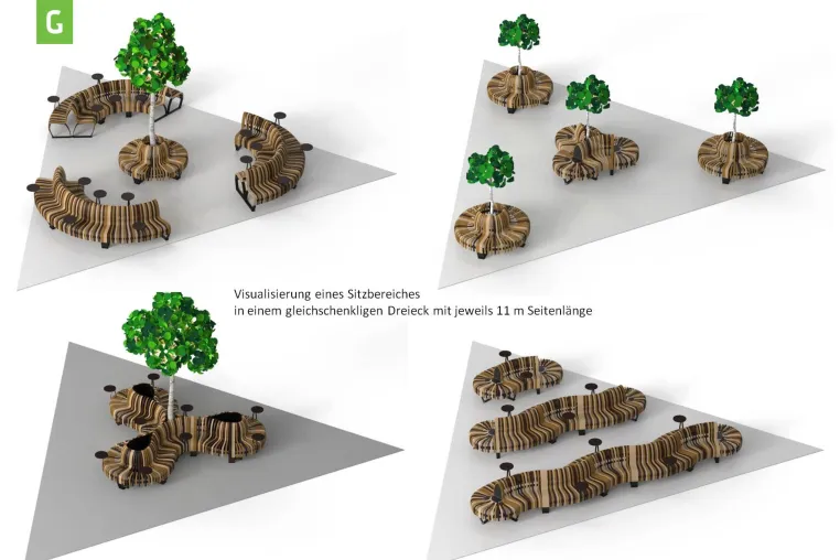 Bild: Nachhaltiges Design mit Komfort: Das modulare Nova C Sitzbanksystem von GREEN Furniture