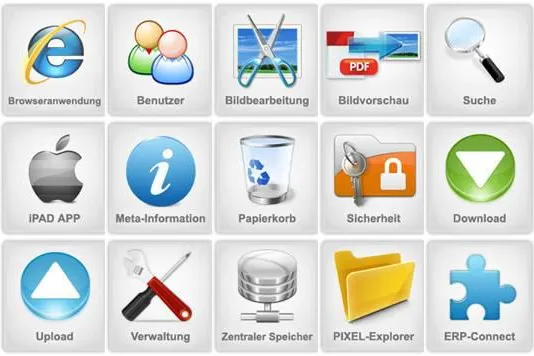 Bild: Digital Asset Management mit ERP-Connect