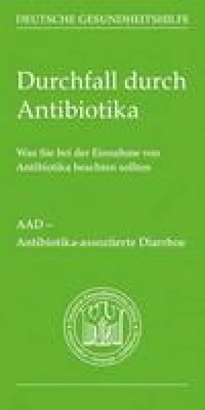 Broschüre Durchfall durch Antibiotika Deutsche Gesundheitshilfe