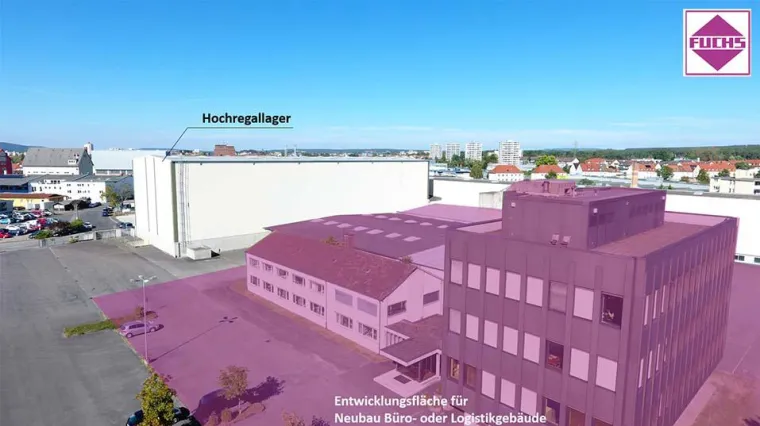 Bild: Langfristige Neuvermietung des Hochregallagers an Archivierungsspezialist Rhenus in Bamberg