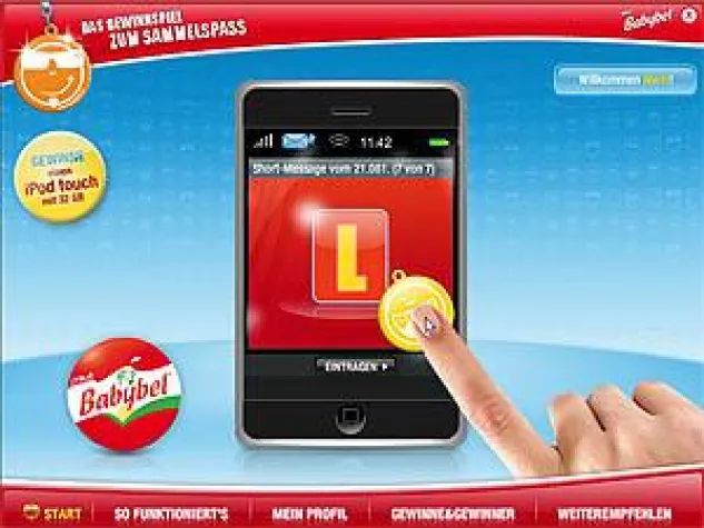 Bild: Netzbewegung realisiert Handy-Cleaner Gewinnspiel für Mini Babybel®