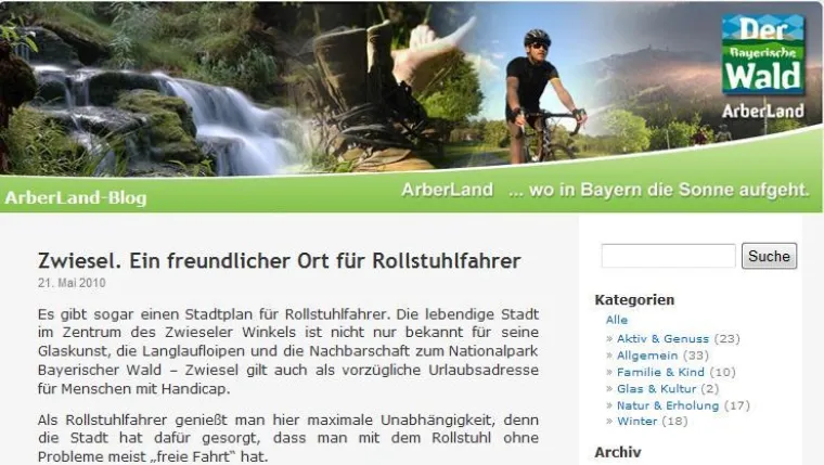 Menschen mit Handicap machen Urlaub im Bayerischen Wald Bild: Menschen mit Handicap machen Urlaub im Bayerischen Wald