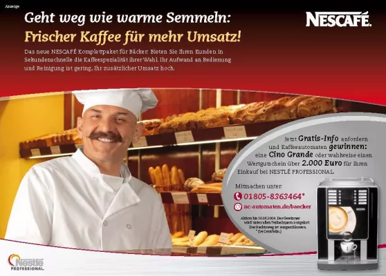 Bild: SKA kocht Kaffee mit NESTLÉ PROFESSIONAL