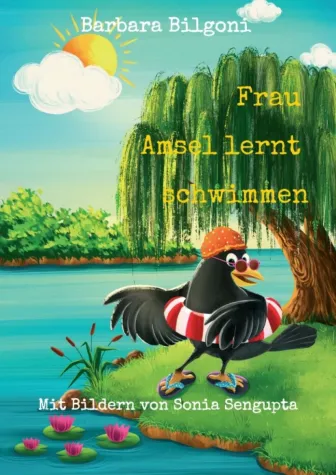 Bild: Frau Amsel lernt schwimmen - Unterhaltsames Kinderbuch