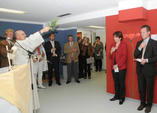 Segnung der Blumeninsel Bild: Segnung der Blumeninsel