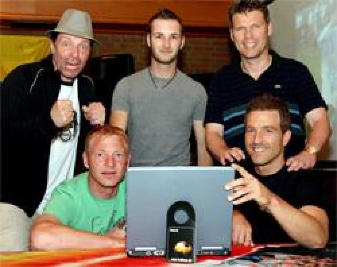 Setzen sich für trafema.de ein: (v.l.n.r.) Der Obel, Jörg Albertz, Matthias Dülks, Georg Dreßen und Marcus Noack