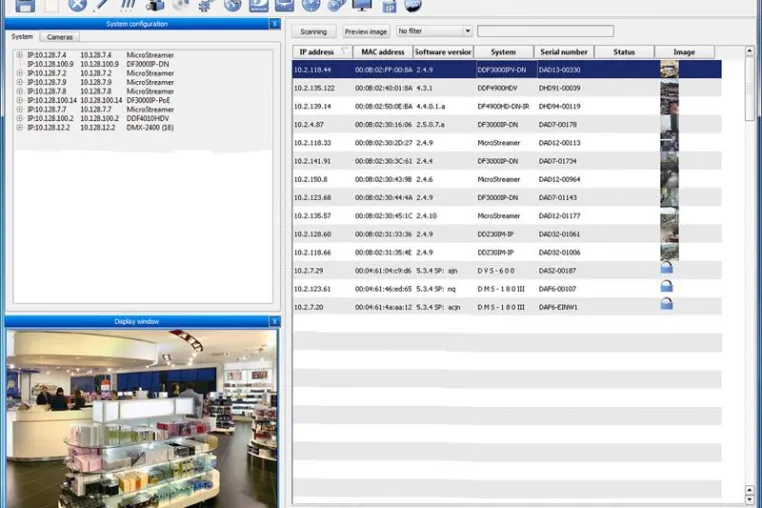 Bild: PService: Komfortable Konfiguration und Verwaltung von VideoIP-Systemen