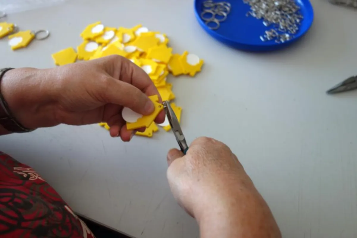 Einkaufswagenchiphalter – ein klassischer Werbeartikel von HEPLA und neu bei brilliant promotion®.