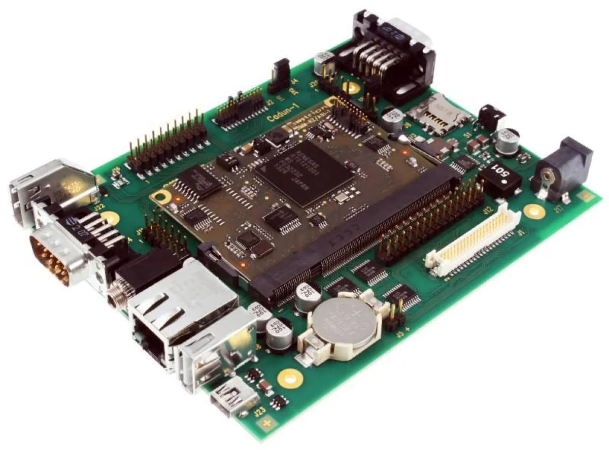 Auf einem vorhandenen Baseboard kann das neue Modul sofort in Betrieb genommen werden (Foto Emtrion)