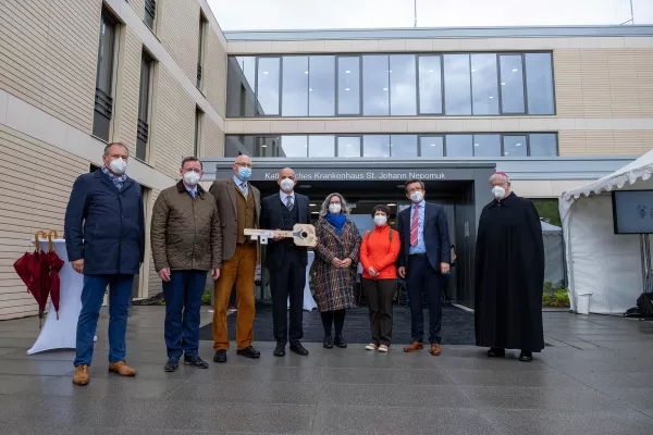 Bild: Neubau der Klinik für Psychiatrie, Psychotherapie und Psychosomatik am KKH Erfurt eingeweiht