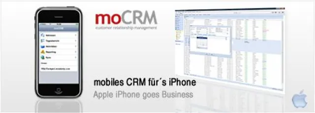 Bild: Kundenmanagement, Vertrieb und Service mit Apple iPhone