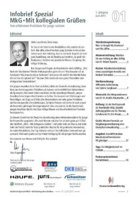 Bild: MkG – Der neue Informationsdienst für junge Rechtsanwälte