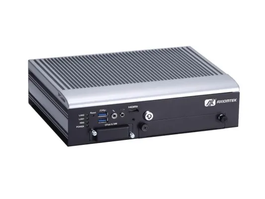 Bild: AXIOMTEK stellt seinen neuen Box PC für den Transportation Bereich vor: tBOX322-882-FL