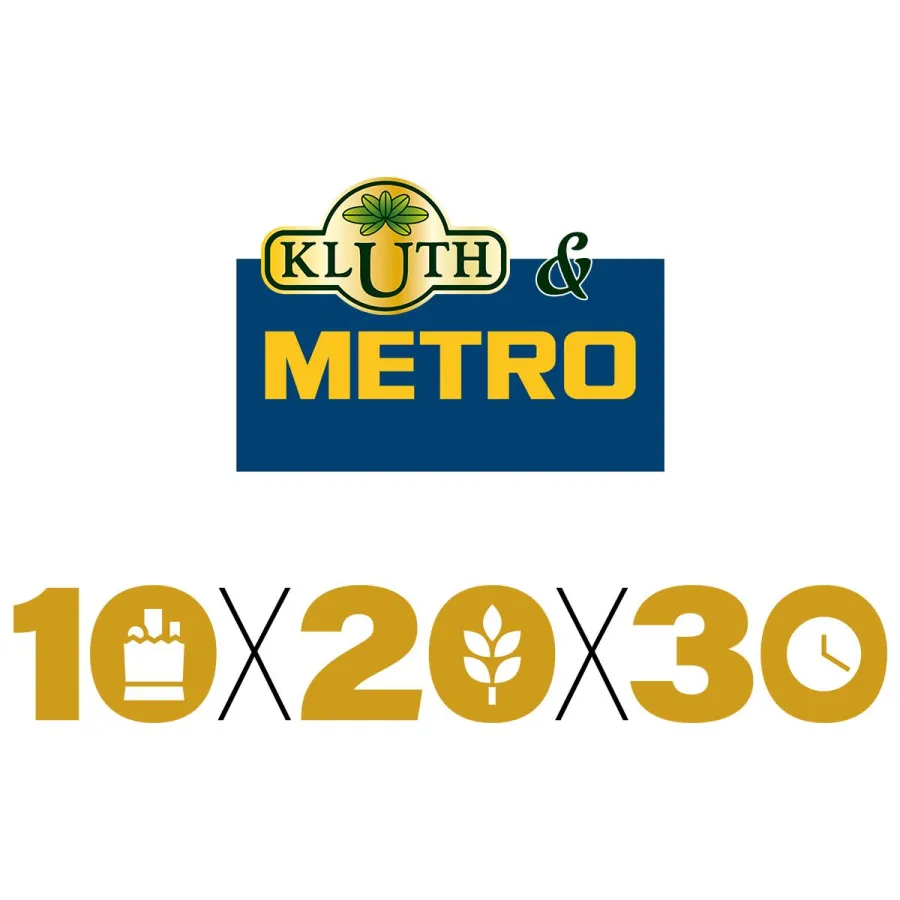 KLUTH und METRO arbeiten bei der 10X20X30 Initiative Seite an Seite.