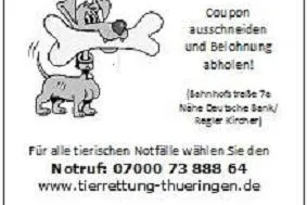 Bild: Tierrettung Thüringen e. V. setzt Hunde aus
