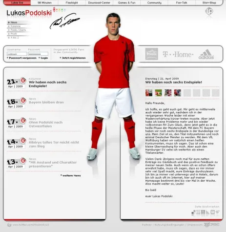 Bild: Podolski ist wieder fit und hat die Meisterschaft im Blick