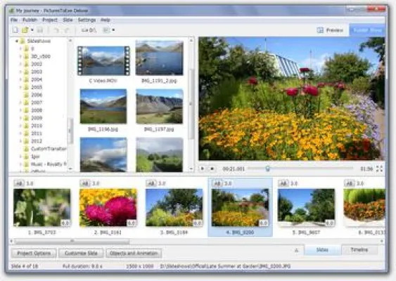 Bild: PicturesToExe Deluxe 7.5 – Diashow-Software für Profis und Enthusiasten
